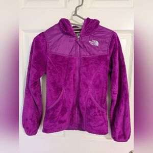 The North Face Kids' Magenta Fleece Hoodie Size Medium